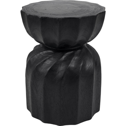 Aida Side End Table in Black Trembesi Wood